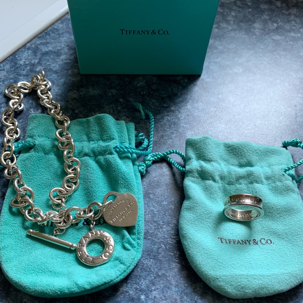 Tiffany & Co choker necklace and ring